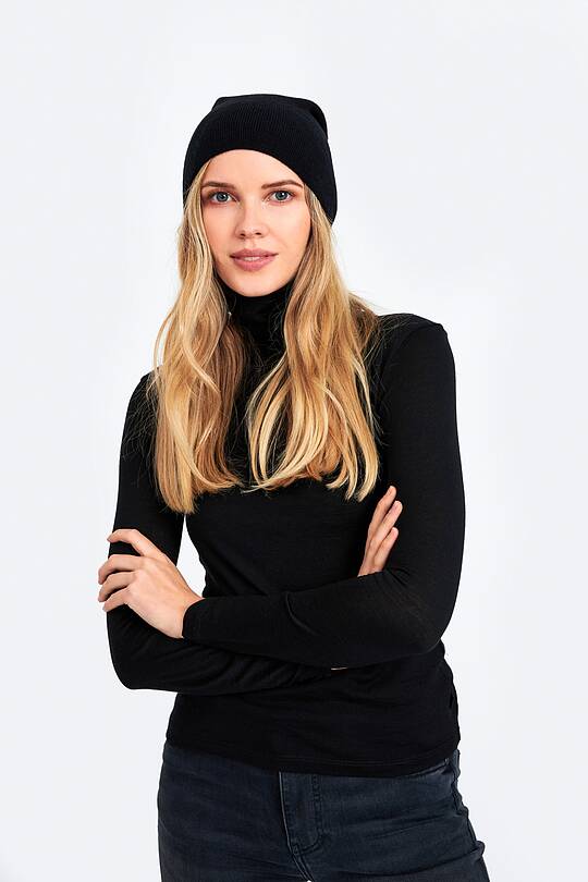 Knitted merino wool hat with cashmere 2 | Audimas