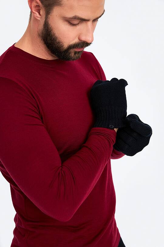 Knitted merino wool gloves 2 | Audimas