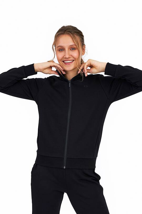 Organic cotton zip through sweatshirt 1 | Audimas