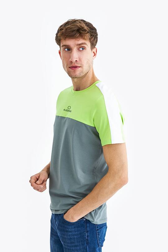 Regular fit colour block t-shirt 1 | Audimas