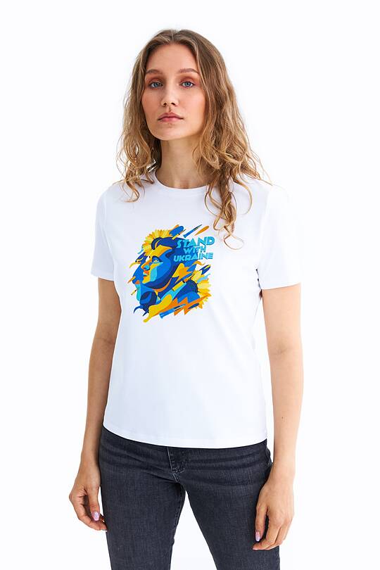 Stand with Ukraine - People over money T-shirt 1 | Audimas