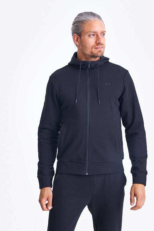Organic cotton zip through hoodie 1 | Audimas