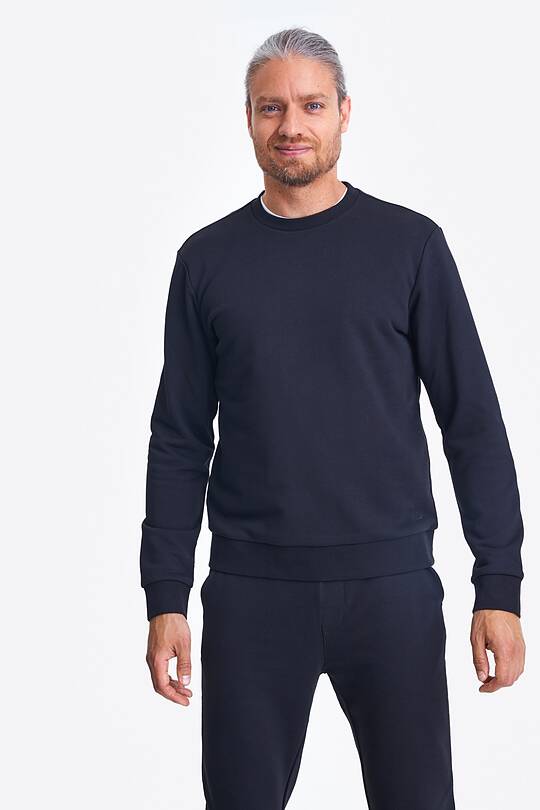 Organic cotton crewneck sweatshirt 1 | Audimas