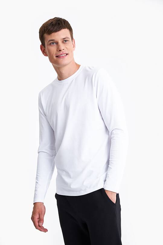 Cotton long sleeve t-shirt 1 | Audimas