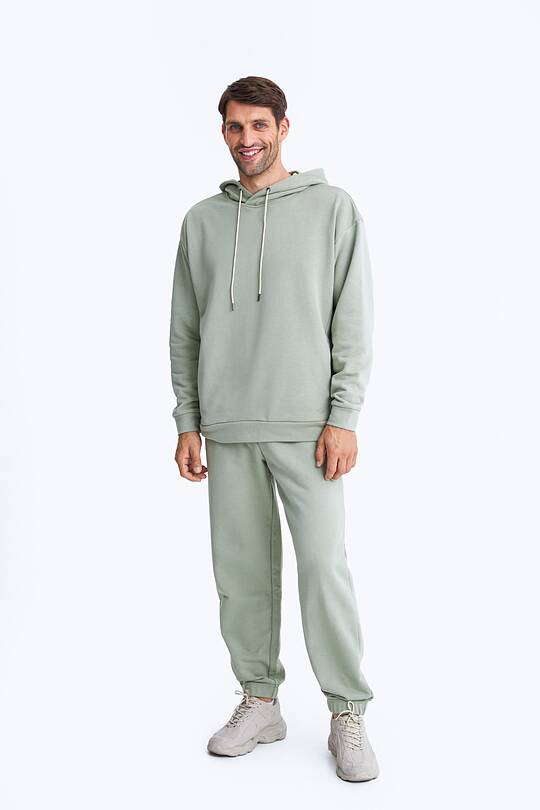 Organic cotton French terry sweatpants 1 | Audimas