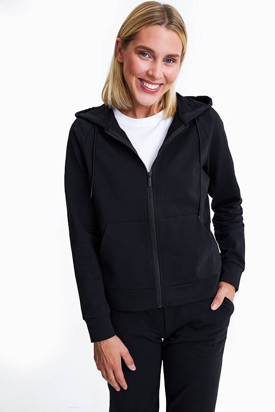 Organic cotton full-zip hoodie 1 | Audimas