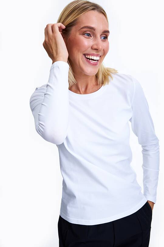 Organic cotton long sleeve top 1 | Audimas