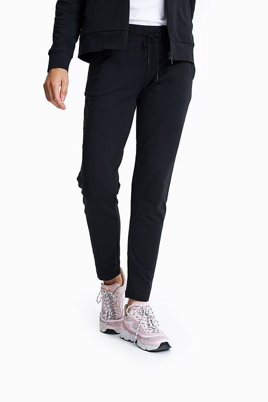 Organic cotton fitted sweatpants 2 | Audimas