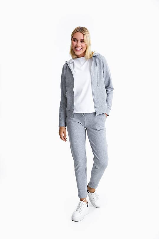 Organic cotton fitted sweatpants 1 | Audimas