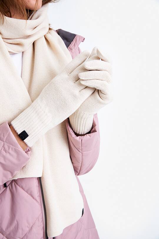 Knitted merino wool gloves 1 | Audimas