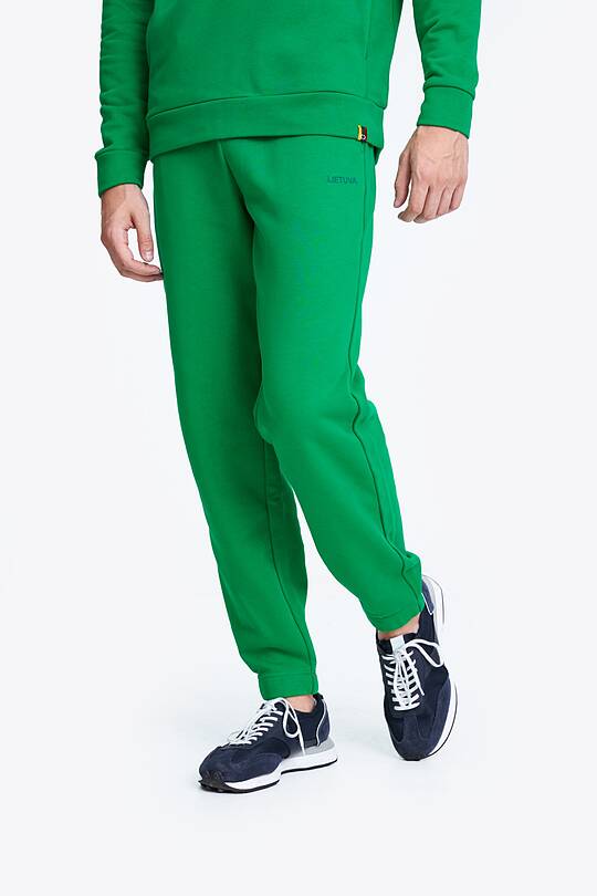 Organic cotton French terry sweatpants 2 | Audimas
