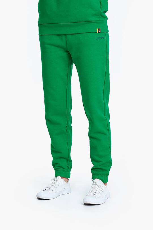 Organic cotton French terry sweatpants 2 | Audimas