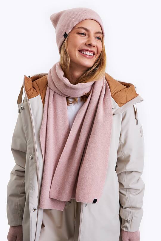 Knitted merino wool scarf with cashmere 1 | Audimas