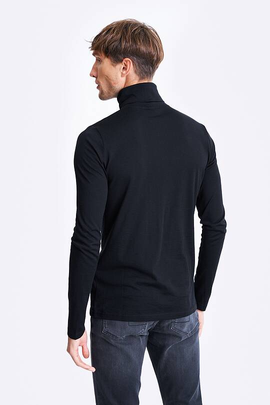 Merino wool long sleeve roll neck top 2 | Audimas