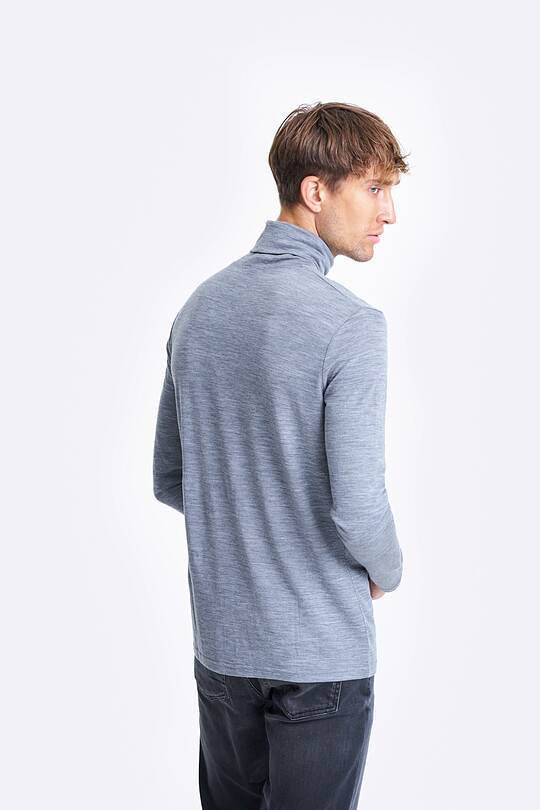 Merino wool long sleeve roll neck top 2 | Audimas