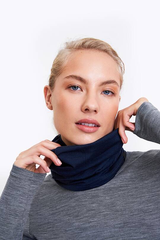 Knitted merino wool neck muff 1 | Audimas