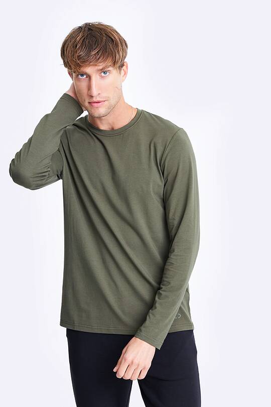 Organic cotton long sleeve t-shirt 1 | Audimas