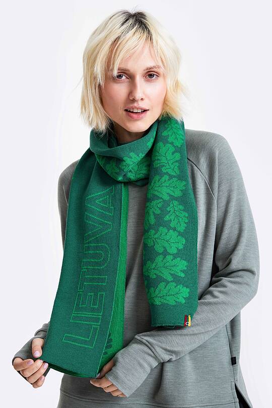 Knitted merino wool scarf 1 | Audimas