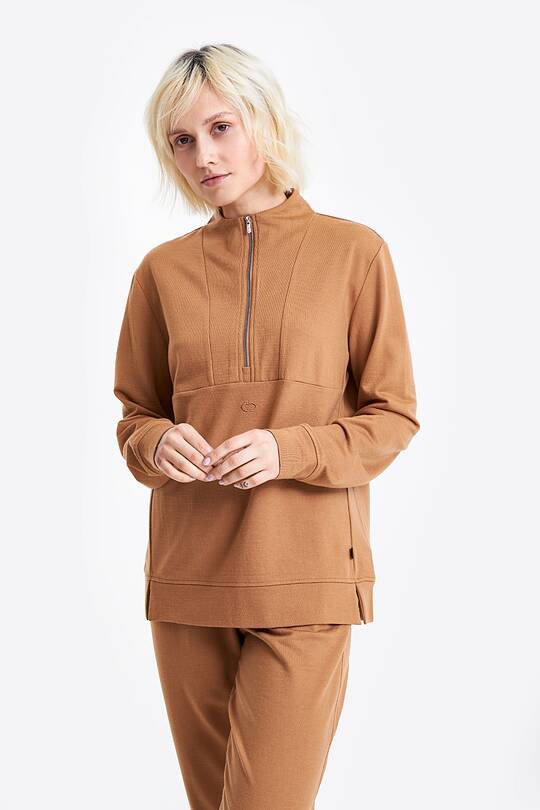 Half zip merino wool sweatshirt 1 | Audimas