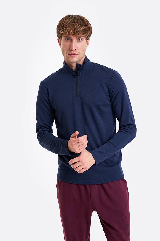 Half zip long sleeve top 1 | Audimas