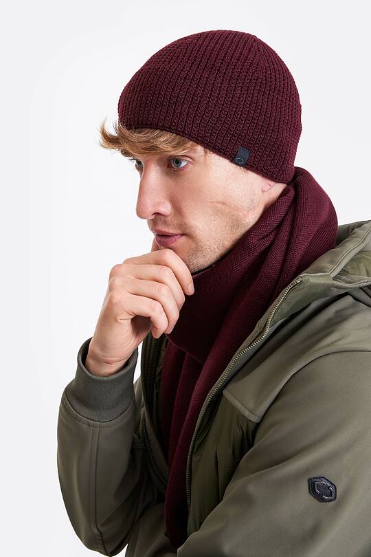 Knitted merino wool hat 1 | Audimas