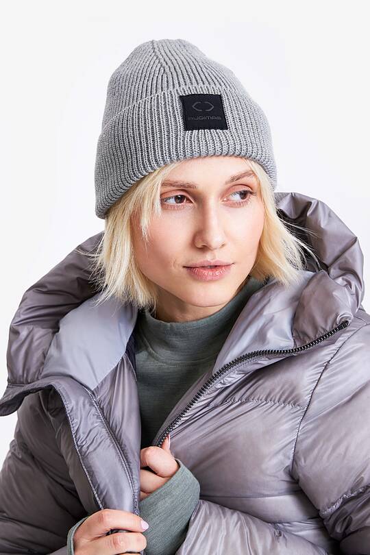 Knitted merino wool hat 1 | Audimas