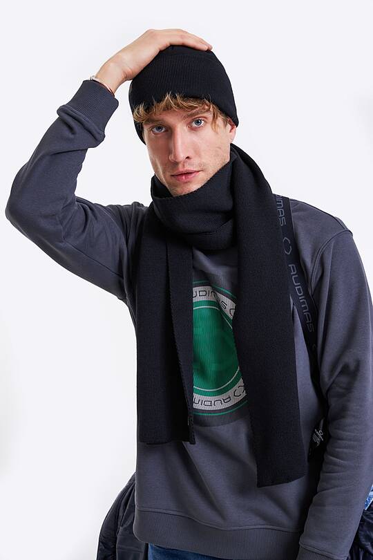 Knitted merino wool scarf 1 | Audimas