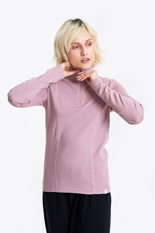Half zip merino wool sweatshirt 1 | Audimas