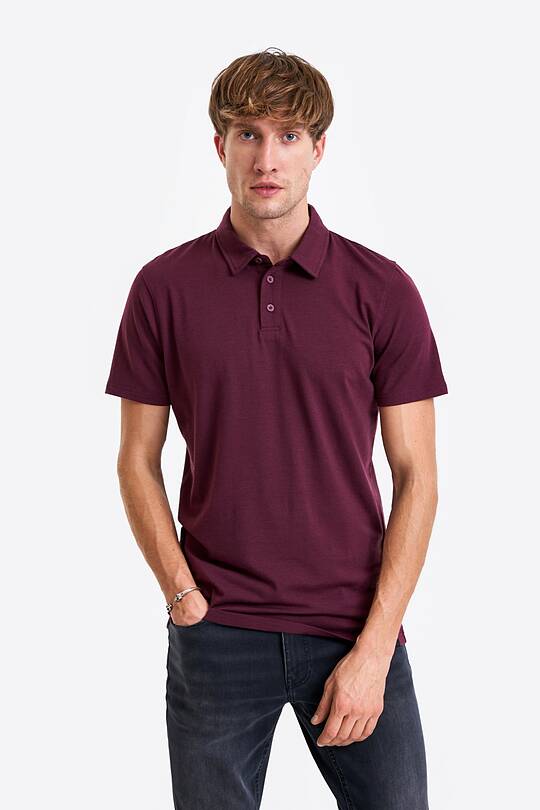 Fine merino wool blend polo t-shirt 1 | Audimas