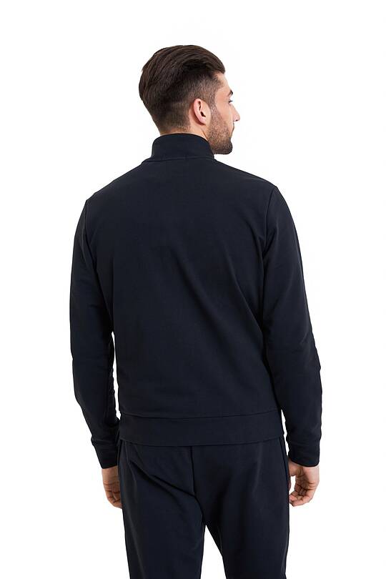 Organic cotton French terry full-zip sweatshirt 2 | Audimas