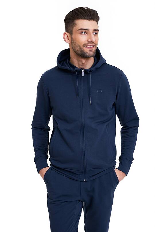 Organic cotton zip through hoodie 1 | Audimas