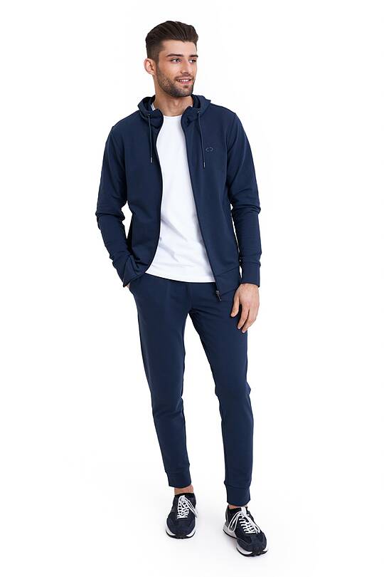 Stretch cotton slim fit sweatpants 1 | Audimas