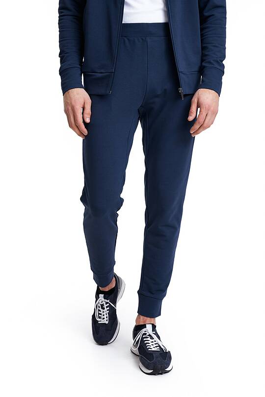 Stretch cotton slim fit sweatpants 2 | Audimas