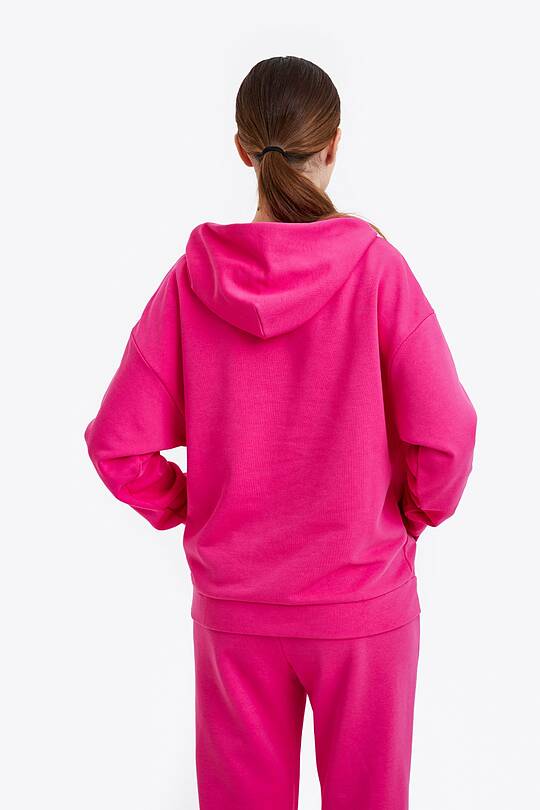 Organic cotton French terry hoodie 2 | Audimas