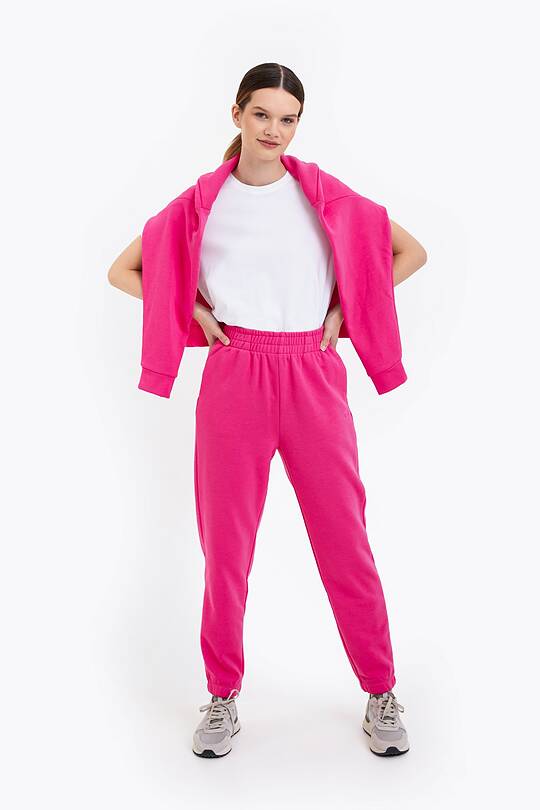Organic cotton French terry sweatpants 1 | Audimas
