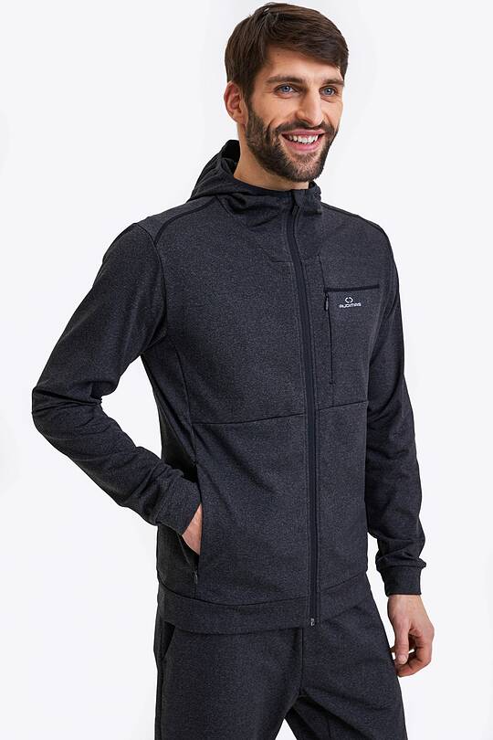 Performance jersey zip through hoodie 1 | Audimas