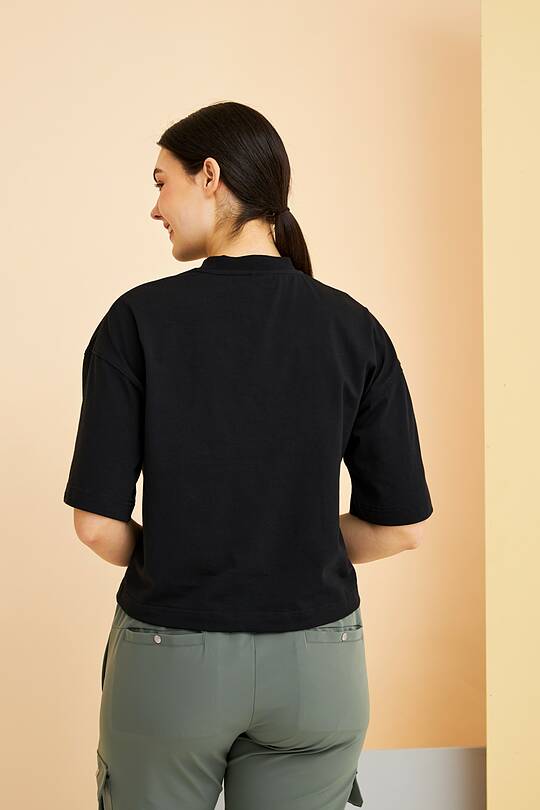 High neck loose fit T-shirt 2 | Audimas