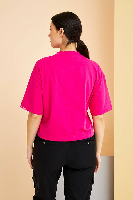 High neck loose fit T-shirt 2 | Audimas