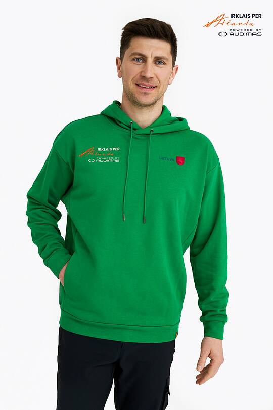 Organic cotton hoodie "I rowed the Atlantic" 1 | Audimas