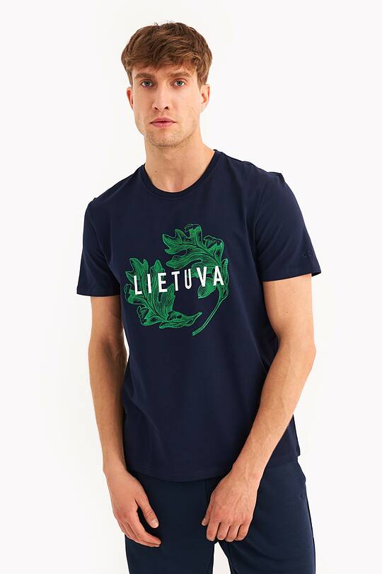 Printed cotton T-shirt 1 | Audimas
