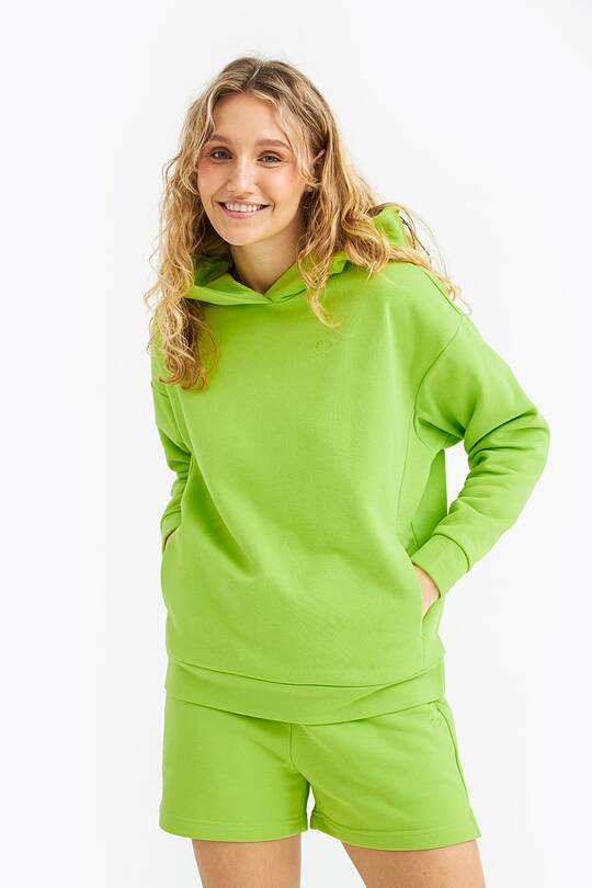Organic cotton French terry hoodie 1 | Audimas