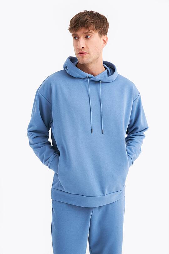 Organic cotton French terry hoodie 1 | Audimas