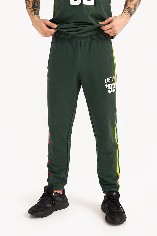 Organic cotton retro style sweatpants 2 | Audimas