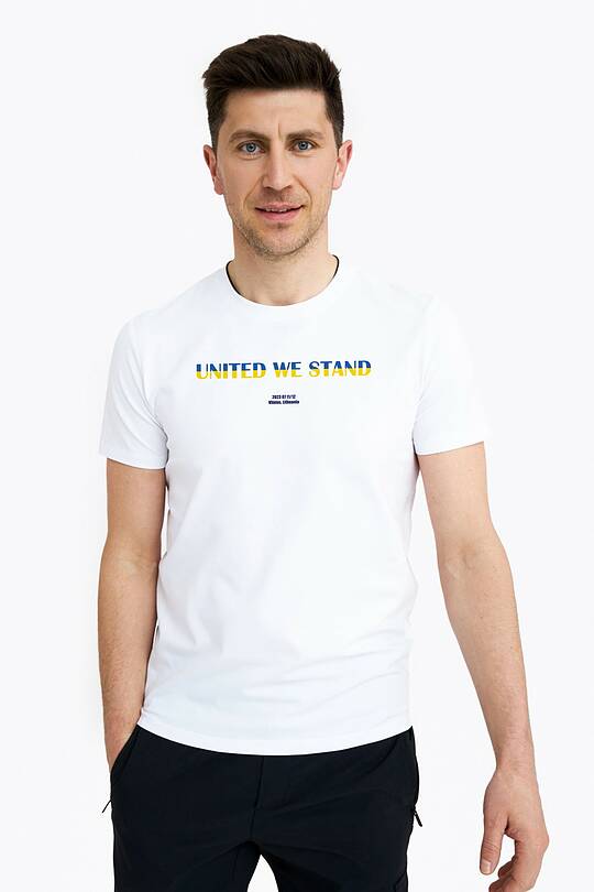Short sleeves cotton T-shirt United we stand 1 | Audimas