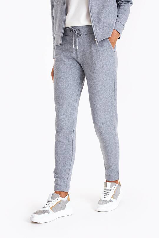 Organic cotton fitted sweatpants 2 | Audimas