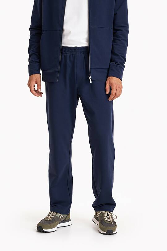Straight cut organic cotton French terry sweatpant 2 | Audimas