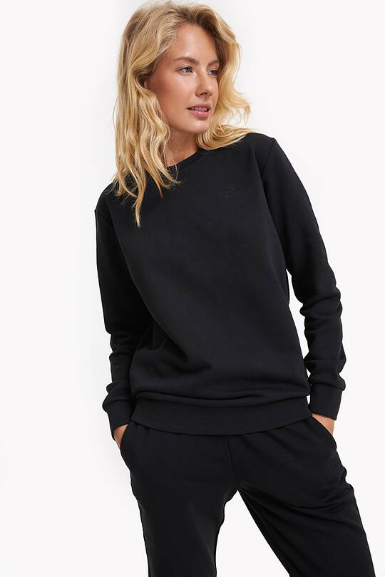 Organic cotton French terry crewneck sweatshirt 1 | Audimas