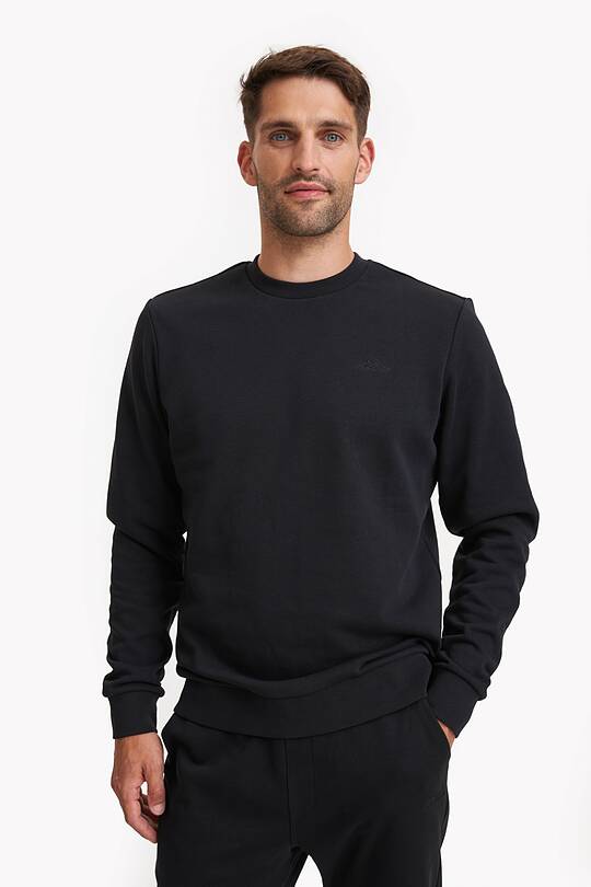 Organic cotton French terry crewneck sweatshirt 1 | Audimas