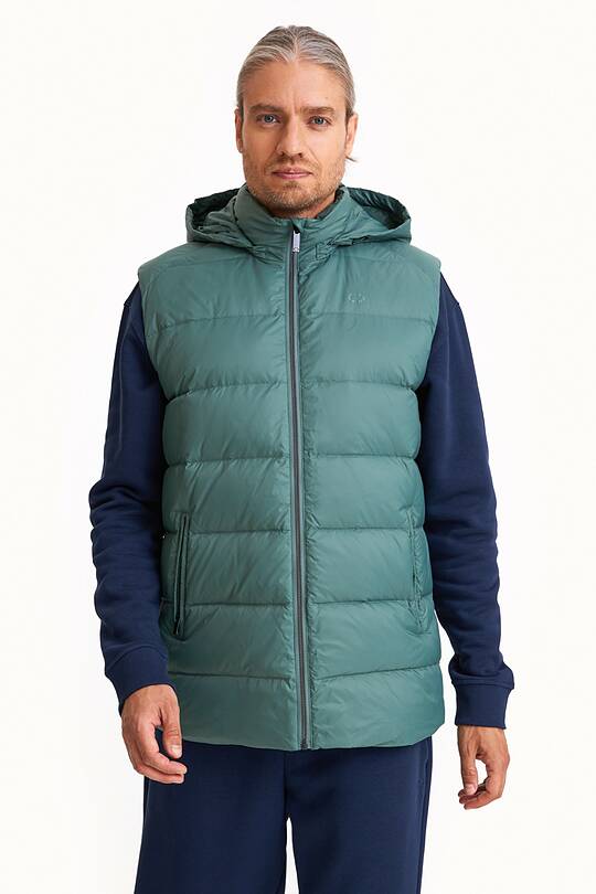 Down vest with detachable hood 1 | Audimas