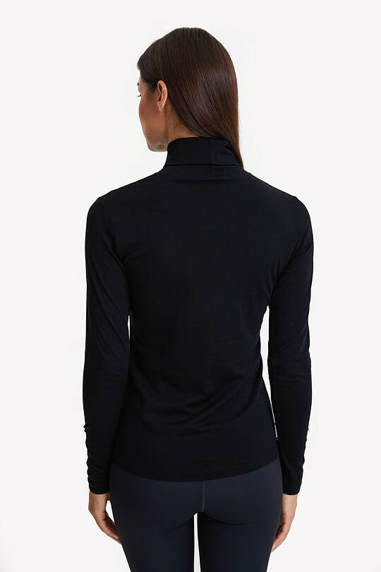 Merino wool roll neck long sleeve top 2 | Audimas